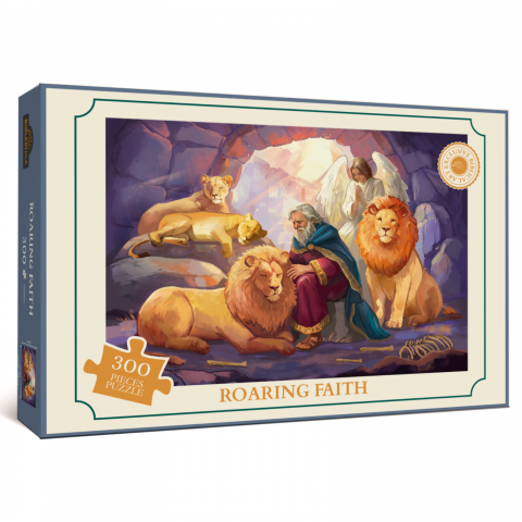 Puzzles - Puzzle ROARING FAITH - Daniel în groapa cu lei