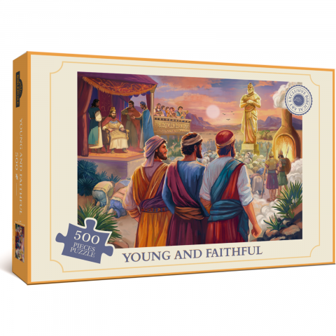 Puzzle YOUNG AND FAITHFUL - Cei trei tineri evrei în câmpia Dura [1]