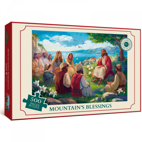 Puzzle Mountain’s Blessings - Iisus pe Muntele Măslinilor [3]