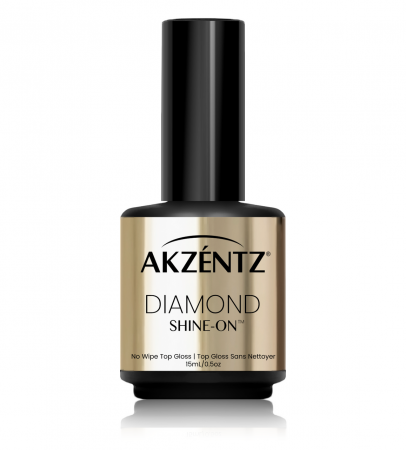 ÚJ KOLLEKCIÓ - AKZENTS Diamond Shine-On No Wipe Gel Top Coat