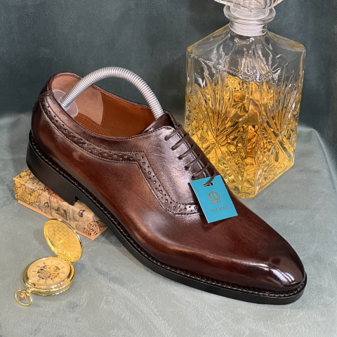 Pantofi Marian Nedelcu fabricati manual din piele de vitel