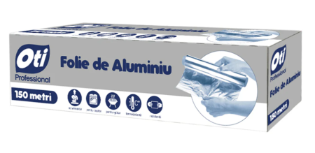 Folii & Pungi - Folie aluminiu profesionala, 30cm x 150m