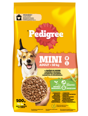 HRANA PENTRU ANIMALE - Pedigree Hrana Uscata Caini Adulti Pasare & Legume 500 g