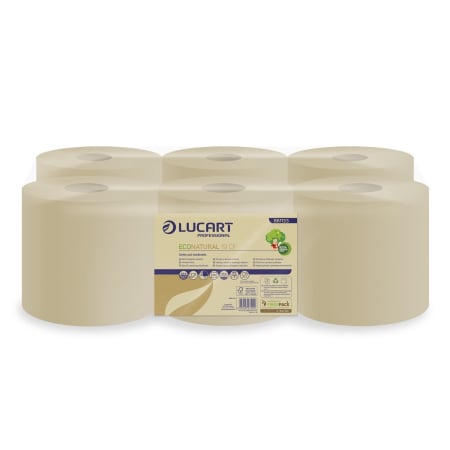 Prosoape din hartie - Prosoap derulare centrala, Econatural 19 CF - Lucart, 100 metri