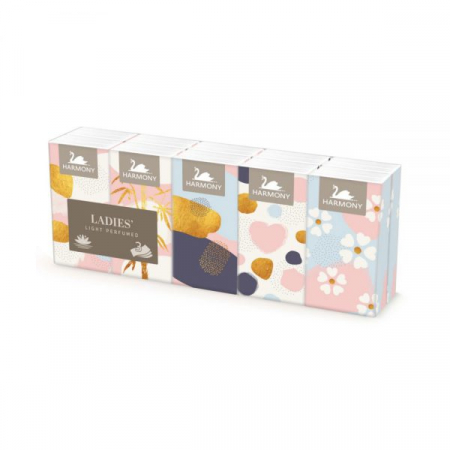 Batiste de hartie - Batiste hartie Harmony Ladies, 3 straturi , 10x10 bucati
