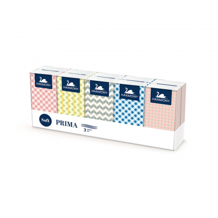 Batiste de hartie - Batiste hartie Harmony Prima, 3 straturi,10x10 bucati
