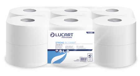 Hartie igienica - Hartie igienica Mini-Jumbo 19J Smart Lucart, 2 straturi