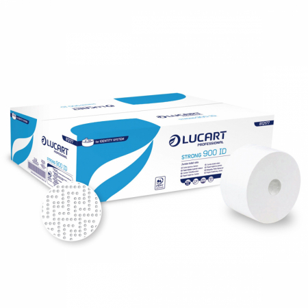 Hartie igienica - Hartie igienica rola mini jumbo, Lucart Strong 900 ID, 12 role