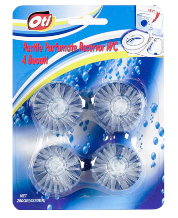 DETERGENTI SI ODORIZANTE - Pastile parfumate rezervor WC 4/set