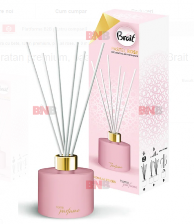 Odorizante camera - Odorizant camera lichid cu betisoare Pastel Rose 100ML