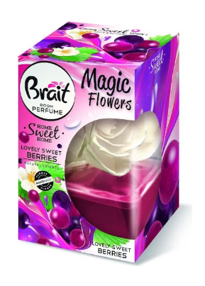 DETERGENTI SI ODORIZANTE - Odorizant de Camera Magic Flower BRAIT Lovely Sweet Berries, Cantitate 75 ml