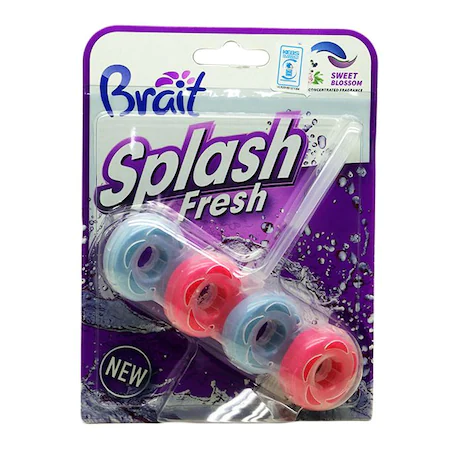 Odorizante toalete - Odorizant WC Splash Fresh Sweet Blossom, 40gr, Brait