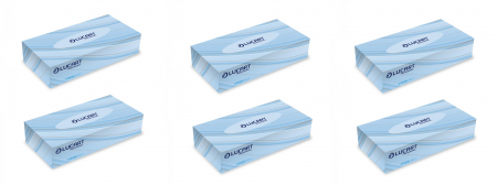 Servetele Faciale - Pachet promo 6 bucati servetele faciale Lucart Strong 100, 2str, 100/set