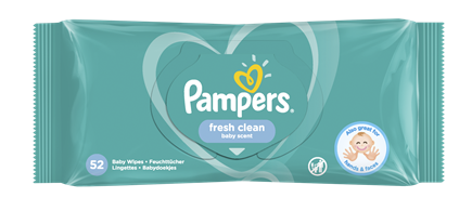 Servetele umede - Pampers fresh clean Servetele Umede 52 bucati