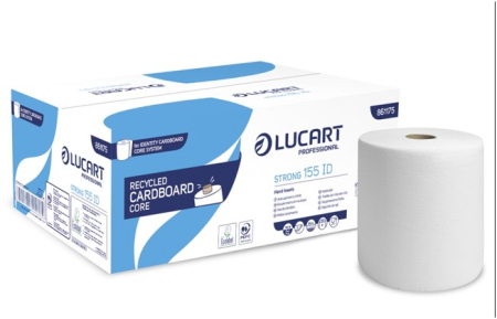 CONSUMABILE DIN HARTIE - Prosoape hartie, Cardboard Core, Lucart 155 ID, 2 starturi, autocut, 155 m