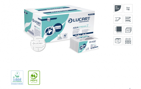 Prosoape pliate tip Z Lucart Aquastream dizolve [1]