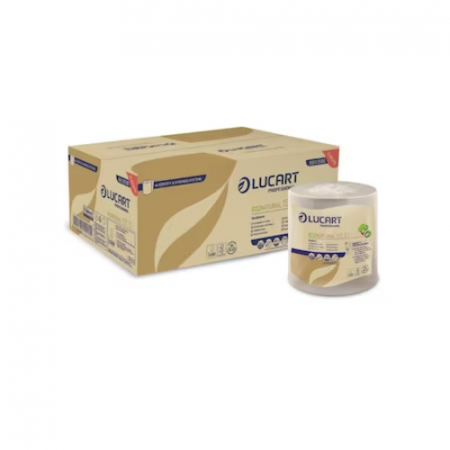 CONSUMABILE DIN HARTIE - Prosop Econatural 155 ID Lucart, 2straturi, 155 metri, autocut