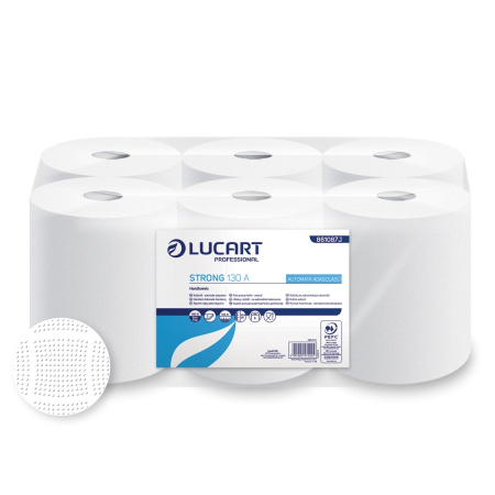Prosoape din hartie - Prosop Hartie Lucart Strong 130A , autocut, 130m, 2str, 6/set