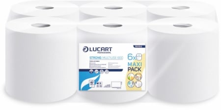 Prosoape din hartie - Prosop hartie cu derulare centrala Lucart Multiuse 600, 2 straturi, 78.8m