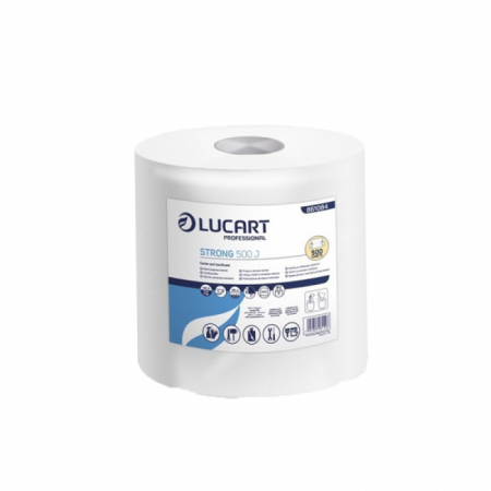 Prosoape din hartie - Prosop Lucart strong 500 J, 2 straturi, 105 metri, 500 foi