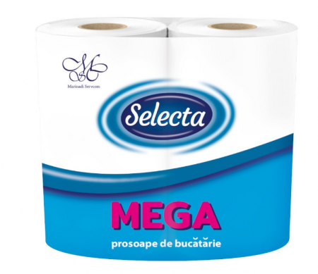 Prosoape din hartie - Prosop Selecta Mega 2/set
