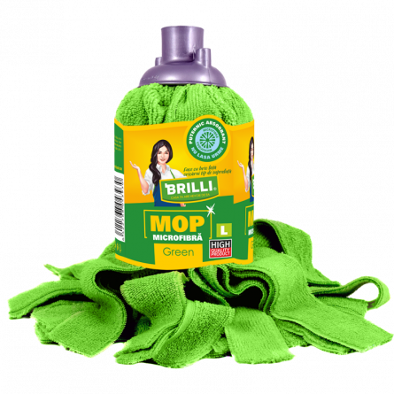 Mopuri - Rezerva mop Brilli, microfibra, marime L