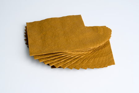 Servetele de masa Paloma Elite auriu, 33x33, 3D gold, 16/pachet, 3straturi [1]