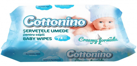 Servetele umede - Servetele umede pentru copii, 72 buc/pachet, Cottonino Blue