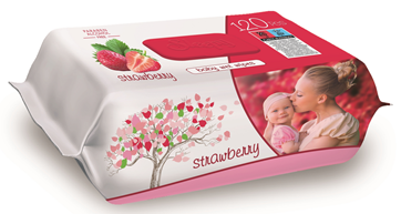 Servetele umede - Sleepy Baby 120 Servetele Umede Capsuni