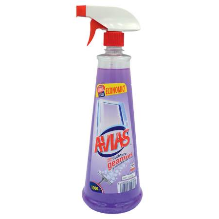 Solutii curatat geamuri - Solutie pentru geamuri Avias cu pulverizator, mov, 1 L