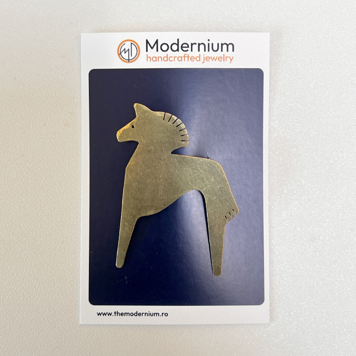 Brosă din Alamă Căluț [4]