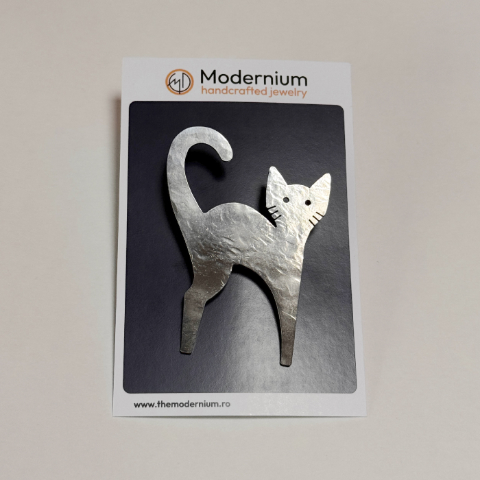 Broșă Pisică Inox [3]