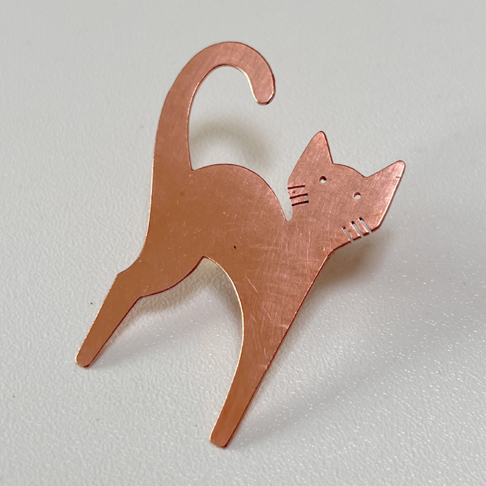 Broșă Pisică Cupru [1]