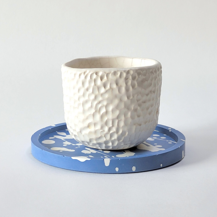 Coaster Suport Pahar Rotund Blue Splash [3]