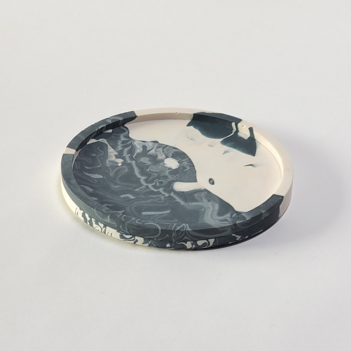 Coaster Suport Pahar Rotund Marmură Azzurro [2]