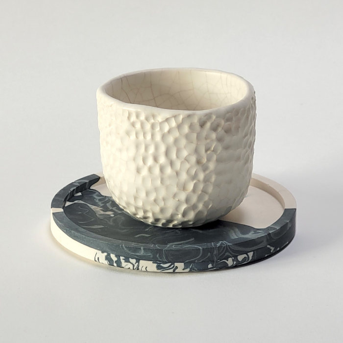 Coaster Suport Pahar Rotund Marmură Azzurro [3]