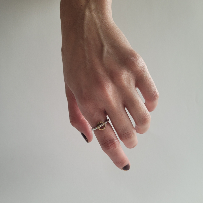 Inel Revolve Argint și Alamă [2]