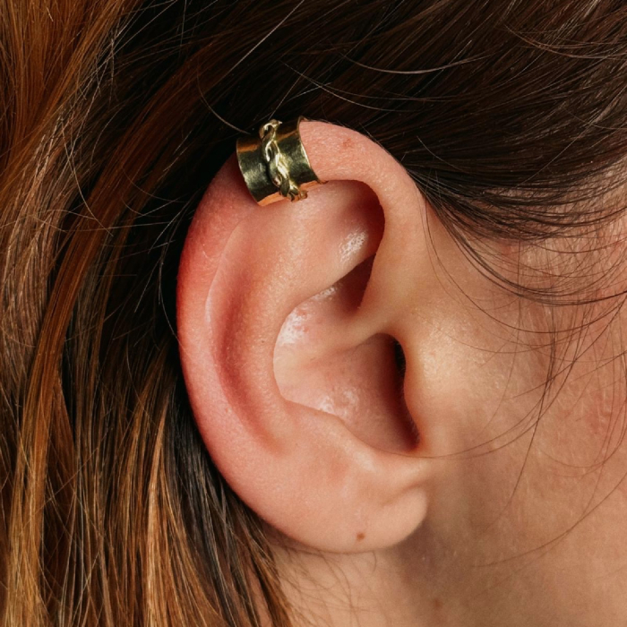 Set Ear Cuff  Împletitură Alamă [4]