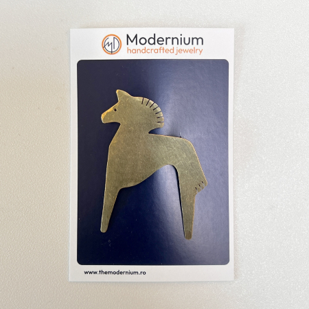 Brosă din Alamă Căluț [3]