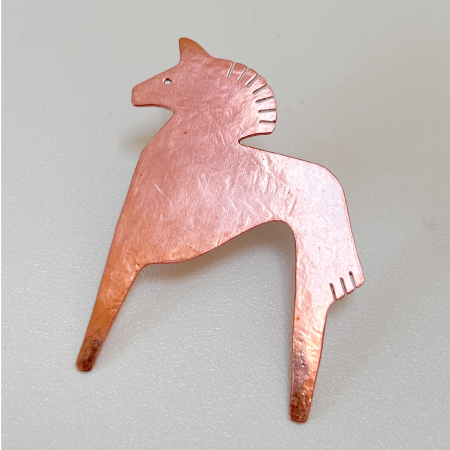 Brose - Broșă Căluț Cupru