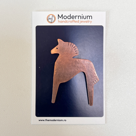Broșă Căluț Cupru [5]