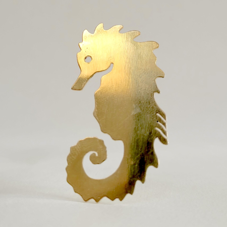 Brose - Broșă Căluț de Mare Alamă