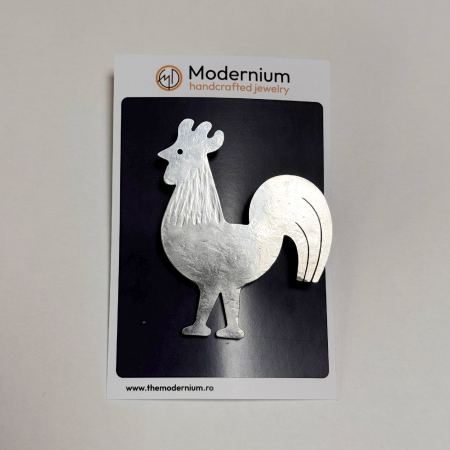 Broșă Cocoș Inox [2]