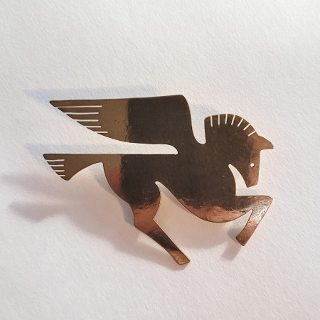 Brose - Broșă Pegasus Alamă