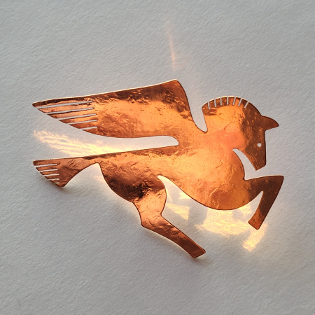 Brose - Broșă Pegasus Cupru