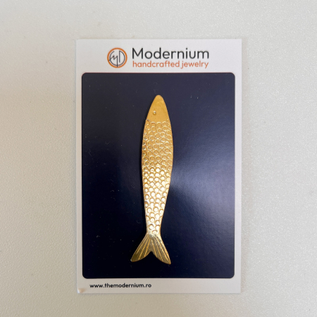 Broșă Pește Alamă [4]