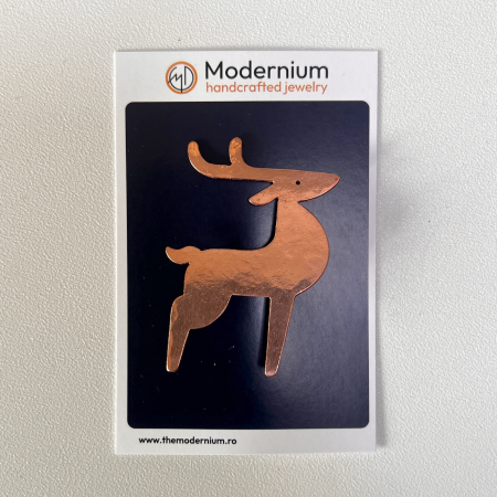 Broșă Ren Cupru [3]