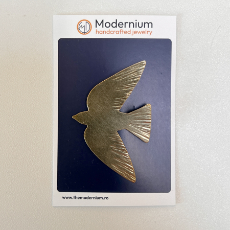 Broșă Sparrow Alamă [4]