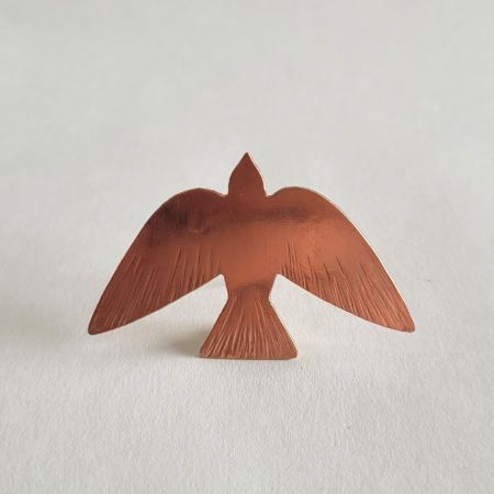 Broșă Sparrow Cupru [1]