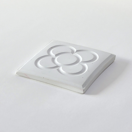 Coaster Suport Pahar Pătrat Barcelona White [1]